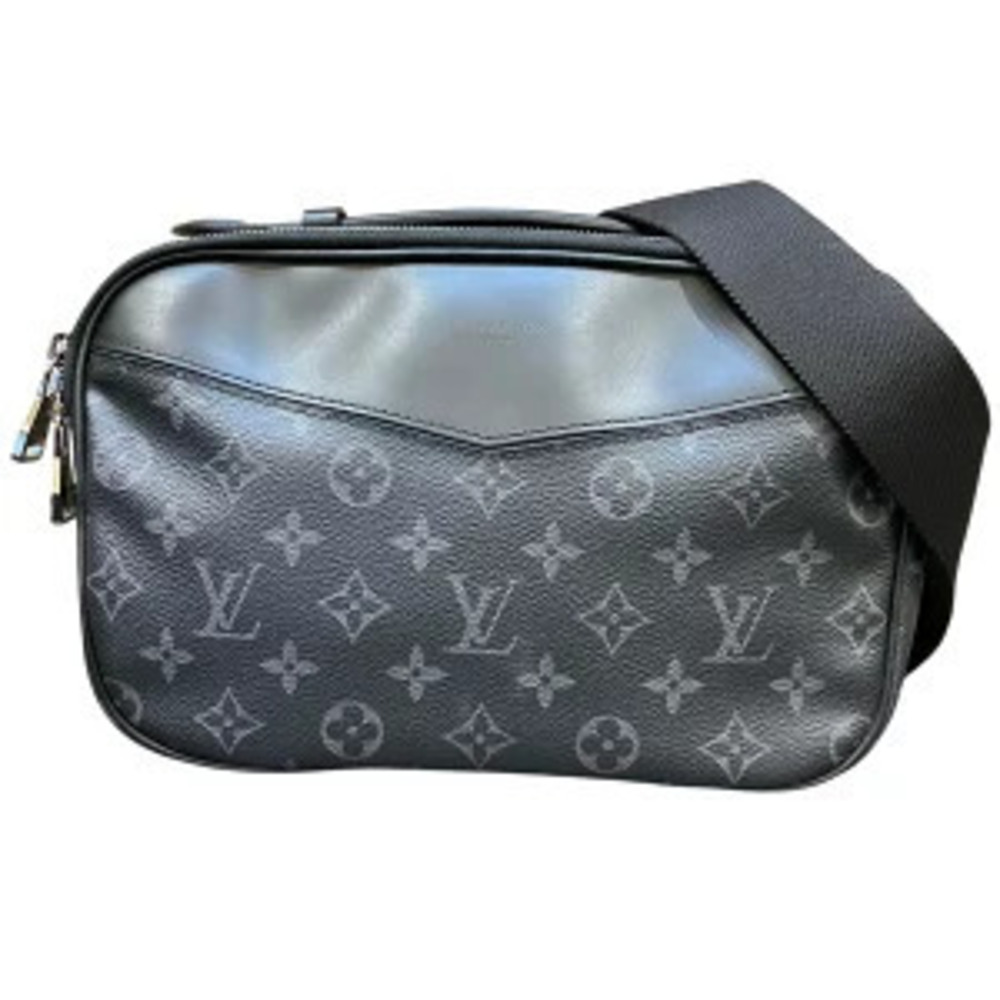 Louis Vuitton Bumbag Body Bag Monogram Eclipse Black Leather